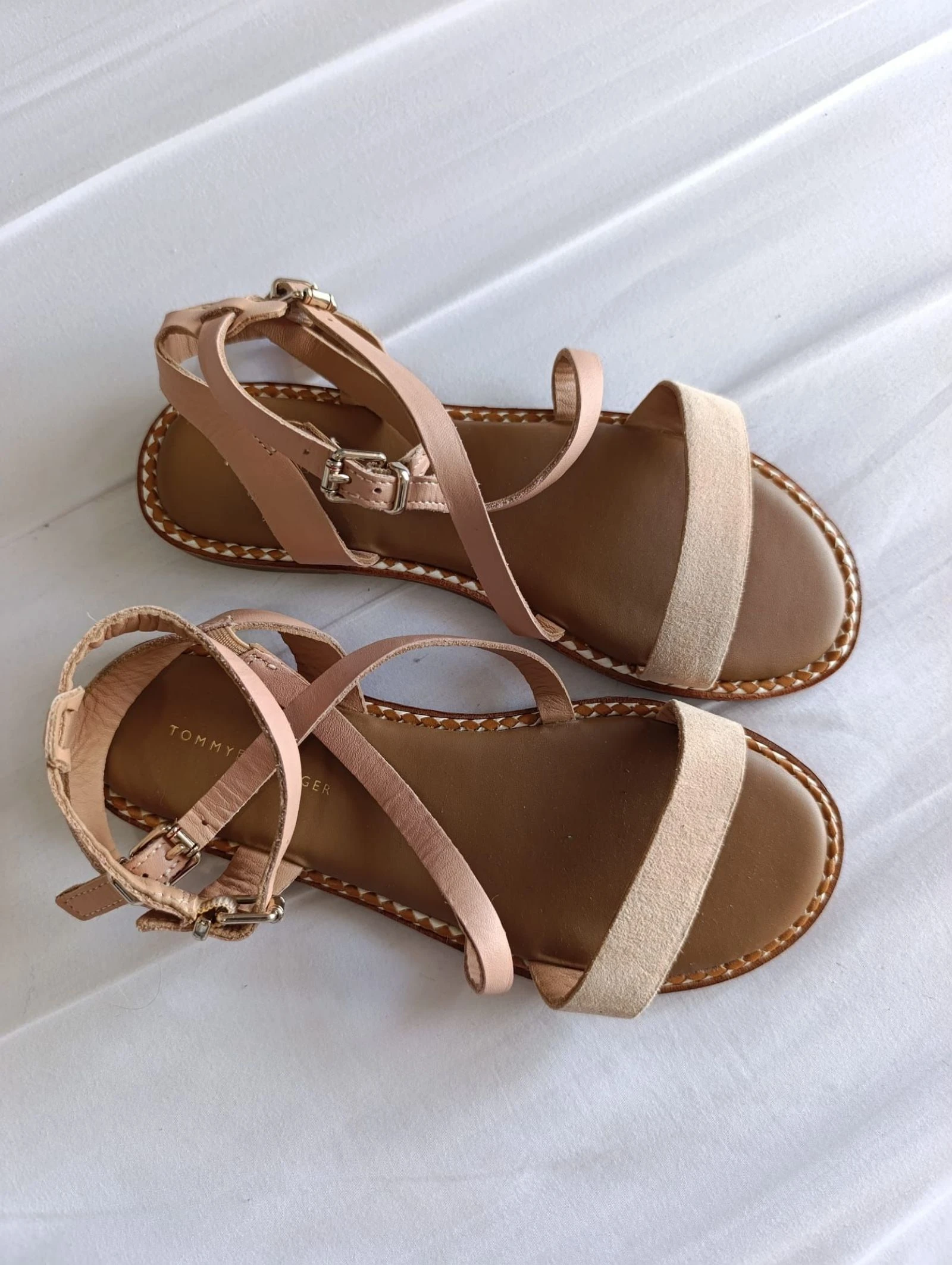 Tommy Hilfiger suede effect sandals women size 37 – photo 7